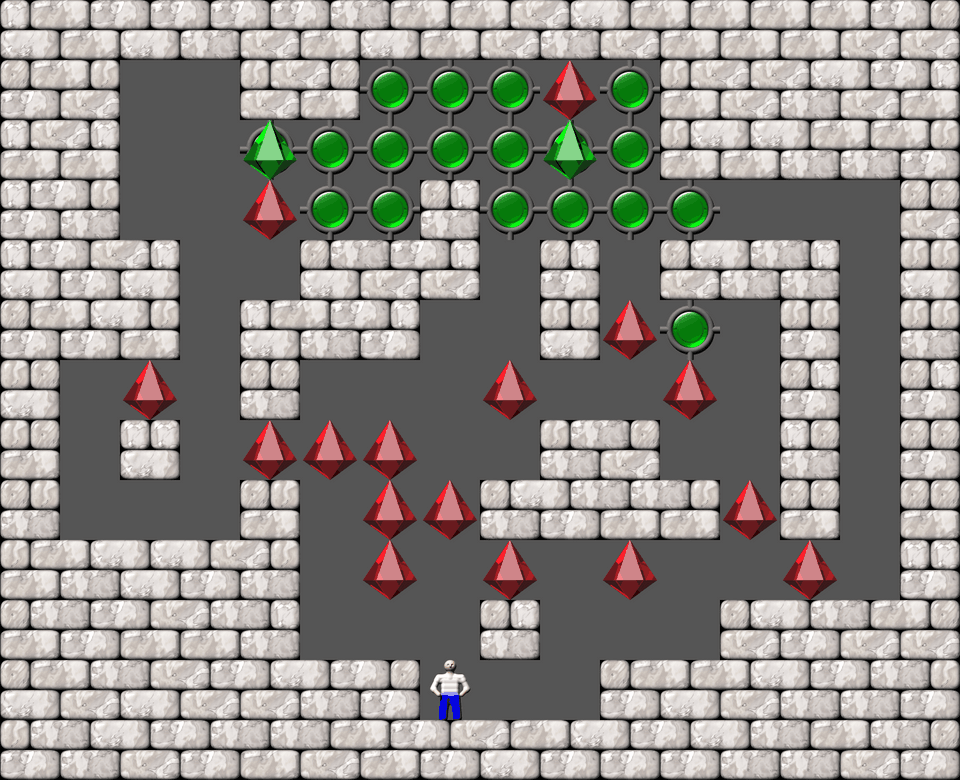 Сокобан More Bugs collections уровень 191